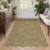 Nasitip Traditional Farmhouse Braided Pattern Area Rug Non-Slip Washable for Living Room，Bedroom，Entryway - 4 of 4