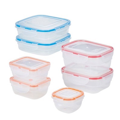 Rubbermaid Easy Find Lids 40pc Plastic Food Storage Container Set Clear :  Target