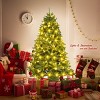 Tangkula 5/6/7.5'Artificial Green PVC Christmas Fir Tree w/ Metal Stand - 2 of 4