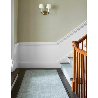 Aegean Blue Handmade Wool Rug 4' x 6'