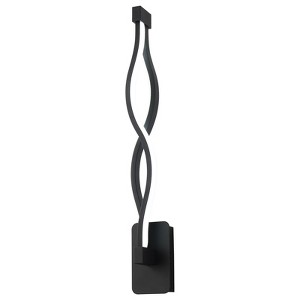 YIYIBYUS Modern Wall Sconce, Black LED Wall Light 16.14×2.56 inches Wall Sconce Lighting - 1 of 4