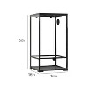 REPTI ZOO  33 Gallon Full Tempered Glass Reptile Terrarium - 3 of 4