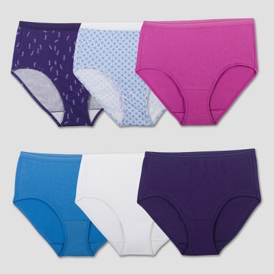 Fruit of the Loom Women's 6pk Cotton Classic Briefs - Colors May Vary