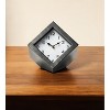 HomeRoots 8" Black Ceramic Table Clock - 2 of 4