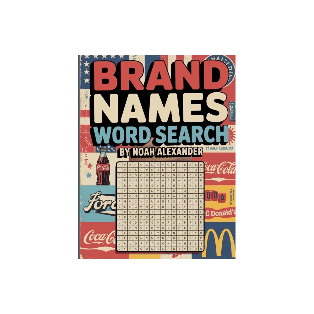 Brands Word Search - by Noah Alexander (Paperback)