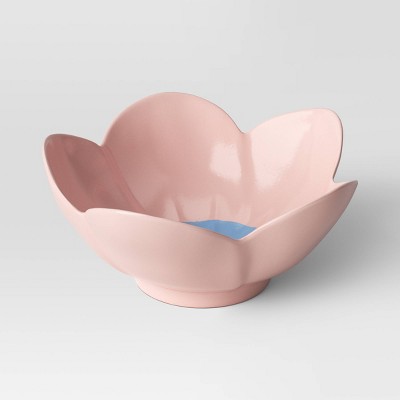 14oz Melamine Figural Flower Dessert Bowl Pink - Room Essentials™