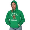 Xmas Let's Get this Bread Gingerbread Hoodie Sweatshirt Women Men Brisco Brands - 3 of 4