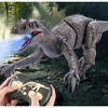 JuzToys Remote Control Dinosaur, Dino Tyrannosaurus Toy, Roaring Life Like Movement, Yellow - 4 of 4
