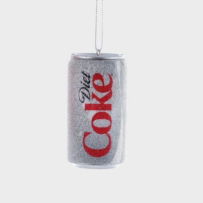 3in Coca-Cola Diet Coke Christmas Tree Ornament Silver