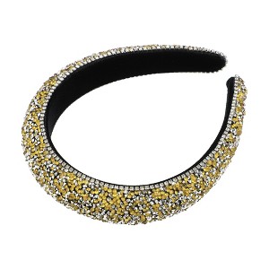 Unique Bargains Women's Bling Rhinestone Padded Hairband Hair Accessories 1.18 Inch Wide 1 Pc - 1 of 4