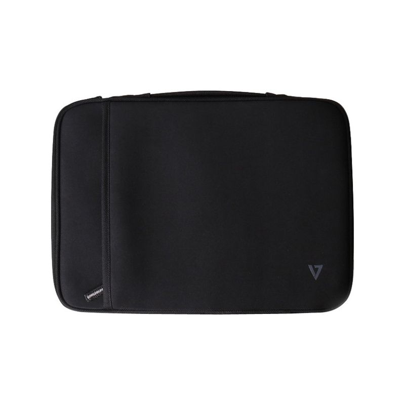 V7 Elite CSE5H-BLK-9N Carrying Case (Sleeve) for 12" MacBook Air - Black - Neoprene Exterior, Fleece Interior - Handle, 4 of 6