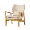 JUJABU Mid Century Modern Fabric Club Chair - 2 of 4