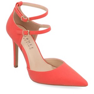 Journee Collection Womens Lilyann Multi Strap Stiletto Pointed Toe Pumps - 1 of 4