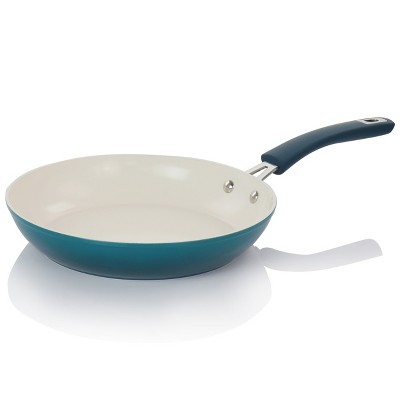 Teal 8-Piece Nonstick Aluminum Cookware Set with Ceramic Interior