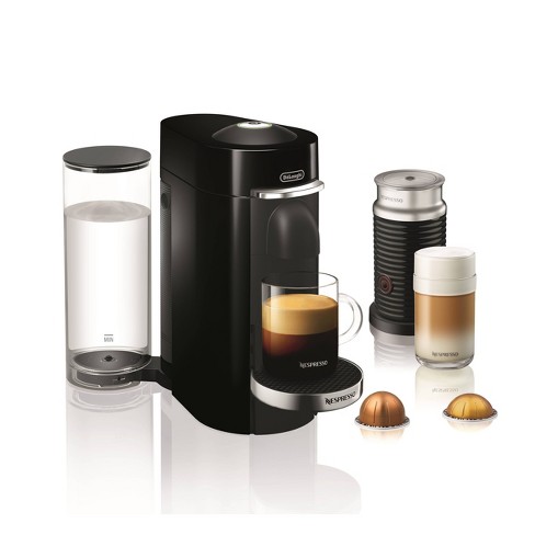 Nespresso Vertuo Plus Deluxe Espresso And Coffee Maker Bundle - Black ...