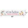 Big Dot of Happiness Let's Be Fairies - Happy Birthday Fairy Garden Decorations Party Banner - 2 of 4