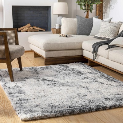 Hauteloom Hilotongan Plush Abstract Area Rug