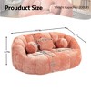 MOONMISS Chenille Bean Bag Chair Lazy Chair Durable Comfort Lounger High Back Bean Bag Chair Couch - 2 of 4