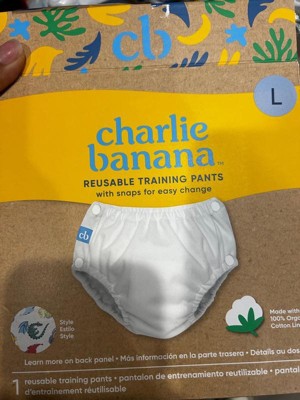 Charlie Banana Reusable Swim Diaper Snaps - M - White : Target