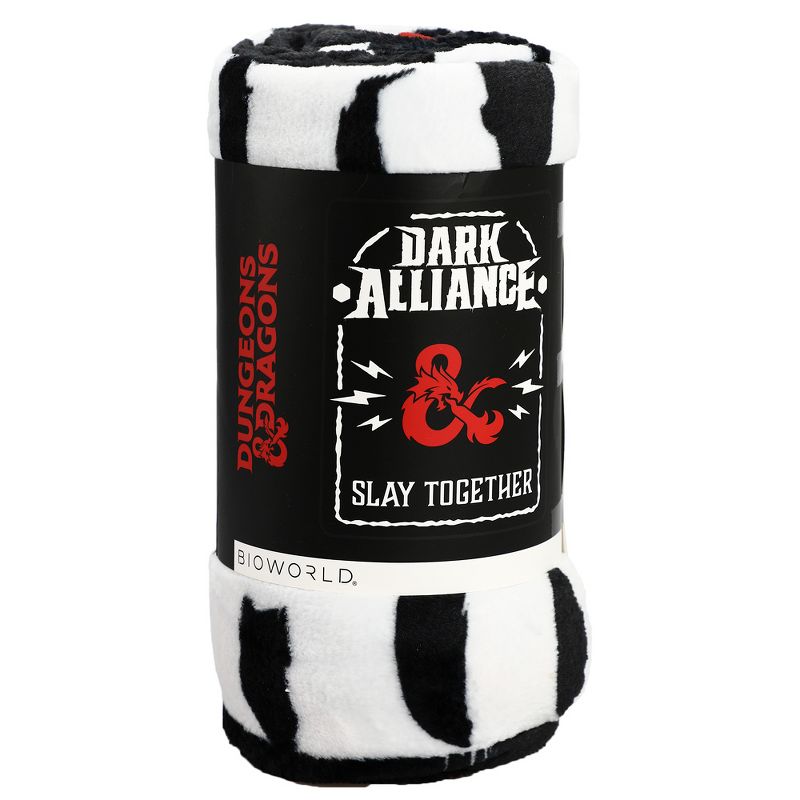 Dungeons and Dragons Dark Alliance Dice 48" x 60" Throw Blanket, 1 of 3