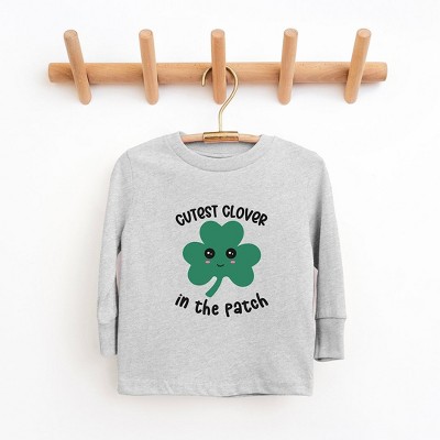 The Juniper Shop Cutest Clover Toddler Long Sleeve Tee