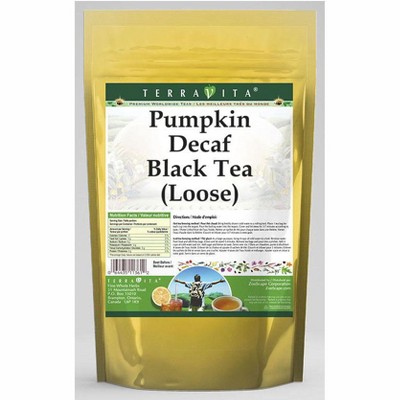 TerraVita Pumpkin Decaf Black Tea (Loose) (4 oz, ZIN: 540815, 1-Pack)