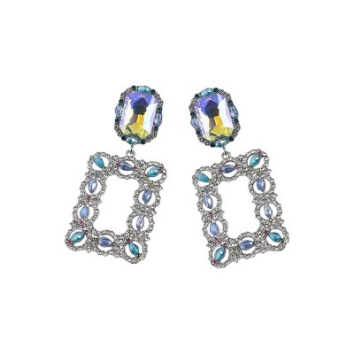 SOHI Women's Multicolour The Gisele Drop Earrings