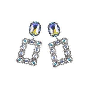 SOHI Women's Multicolour The Gisele Drop Earrings - 1 of 4