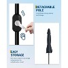 Jojoka 7.5FT Patio Umbrella,Market Umbrella,Table Umbrella with Push Button Tilt and Crank,6 Sturdy Ribs UV Protection - 2 of 4
