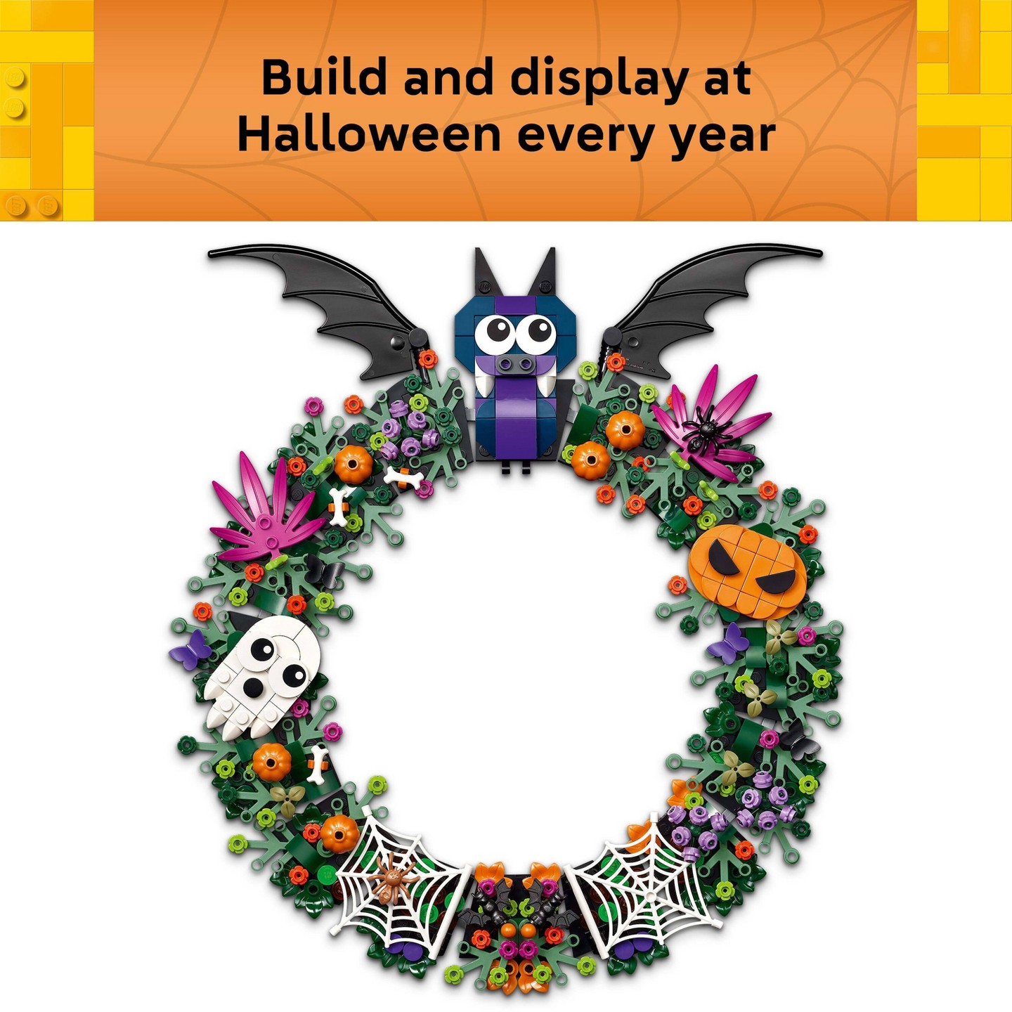 Детский конструктор LEGO Halloween Wreath Decoration 40825 — фото 3