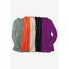 Woman Within Plus Size Babydoll Cardigan Sweater - 3 of 4