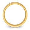 Black Bow Jewelry 8mm 14K White or Yellow Gold Flat Comfort Fit Band - 2 of 4