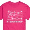 Men's - Star Wars - The Mandalorian N1 Starfighter Short Sleeve Graphic T-Shirt - 2 of 4