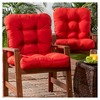 Kensington Garden 2pc 21"x21" Outdoor Seat and Back Cushion Set - 2 of 4