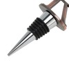 Unique Bargains Bottle Stoppers Aluminum Alloy TPE Red Bronze Tone Black Silver Tone 4.25"x1.61"x0.98" 1 Pc - 3 of 3