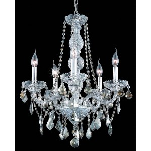 Elegant Lighting Verona 5 - Light Chandelier in  Chrome - 1 of 1