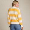 Lands' End Women's Drifter Rugby with Woven Collar Sweater - 2 of 4