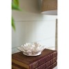 Gulches Handmade Ceramic Wall Flower Decor Cream Finish, Intricate Petals, 5.1"x5.1"x2.2", Artisan-Crafted - 4 of 4
