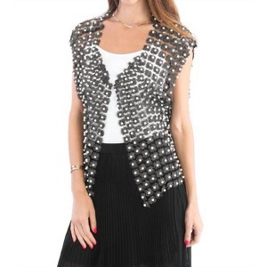 Women's Floral Shell Pearl Capelet - Saachi - 1 of 3