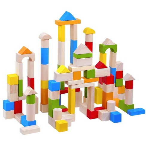 Excellerations Wooden Building Blocks - Set of 100