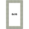 PosterPalooza | Panoramic Sculpted Blue Picture Frame - UV Acrylic, Foam Board Backing, Hanging Hardware - 2 of 4