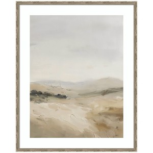 Kate and Laurel Fading Fields II by Amy Lighthall Framed Wall Art Print, 34 x 42, Mila Dark Silver - 1 of 4