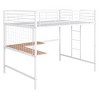 Full Size Loft Bed with Desk and Metal Grid - 4 of 4