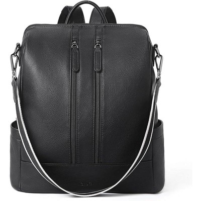Leather Backpack Purse  Convertible Large Travel Ladies Designer Fashion Casual College Shoulder Bag