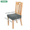 Unique Bargains Polyester Spandex Waterproof Durable Dining Chair Slipcovers - 3 of 4