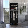 Depot E-Shop Armoire-organiser 702"H, Two Shelves, Rod, Double Door Cabinet Armoire - 3 of 4