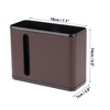 Unique Bargains Car Trash Can Hanging Front Rear Seats 1 Pc - 4 of 4