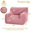 NicBex Bean Bag Chairs for Adult Teens Kids,Bean Bag Sofa with Tufted Soft Stuffed Filling and Side Pockets for Living Room,Bedroom - 3 of 4