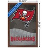 Trends International NFL Tampa Bay Buccaneers - Logo 20 Framed Wall Poster Prints - 3 of 4