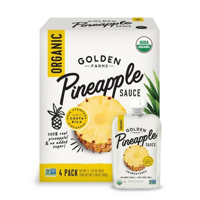 Golden Farms Organic Pineapple Squeeze - 4pk